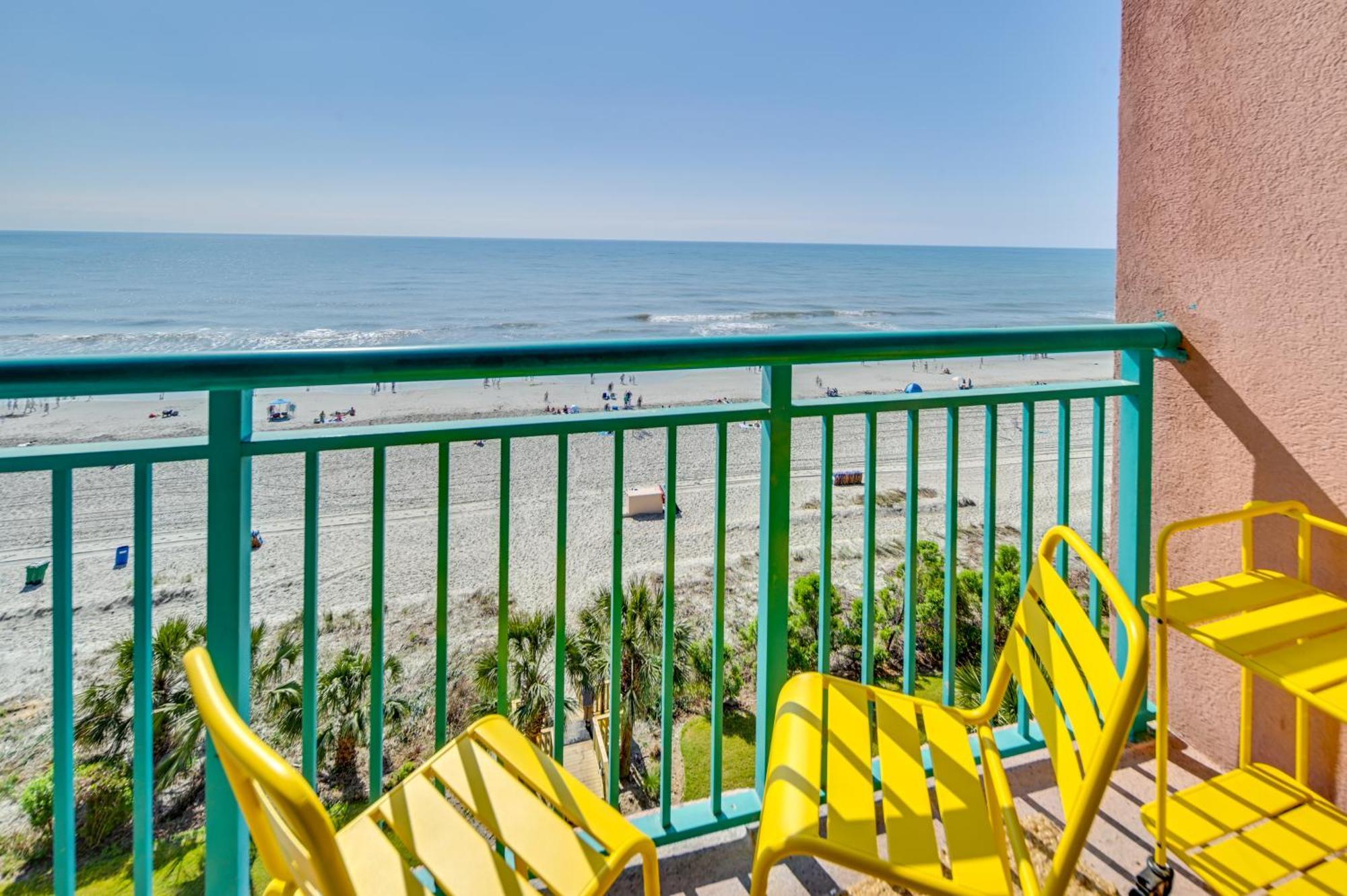 Myrtle Beach Oceanfront Condo With Pool And Lazy River Eksteriør billede