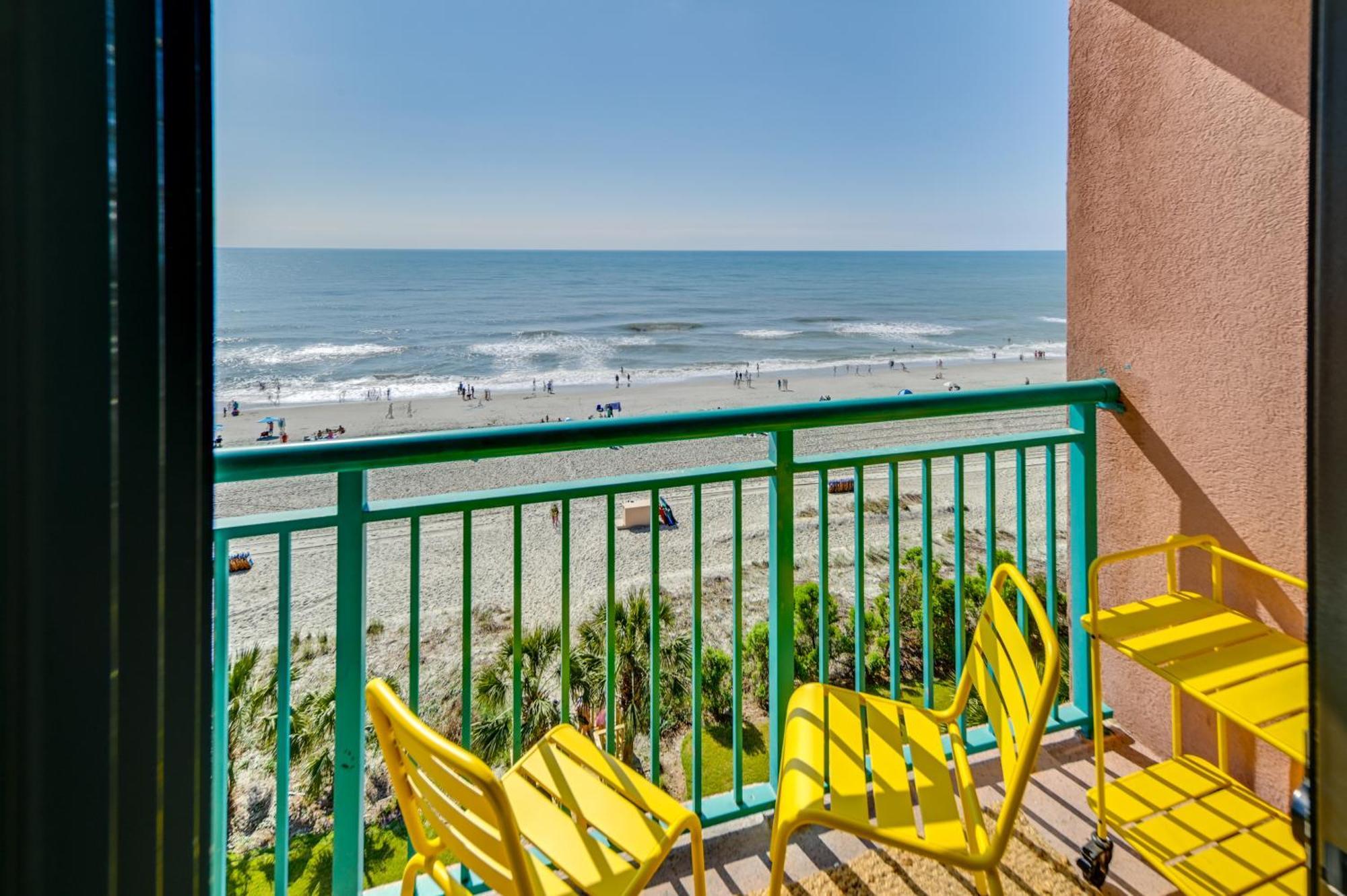Myrtle Beach Oceanfront Condo With Pool And Lazy River Eksteriør billede