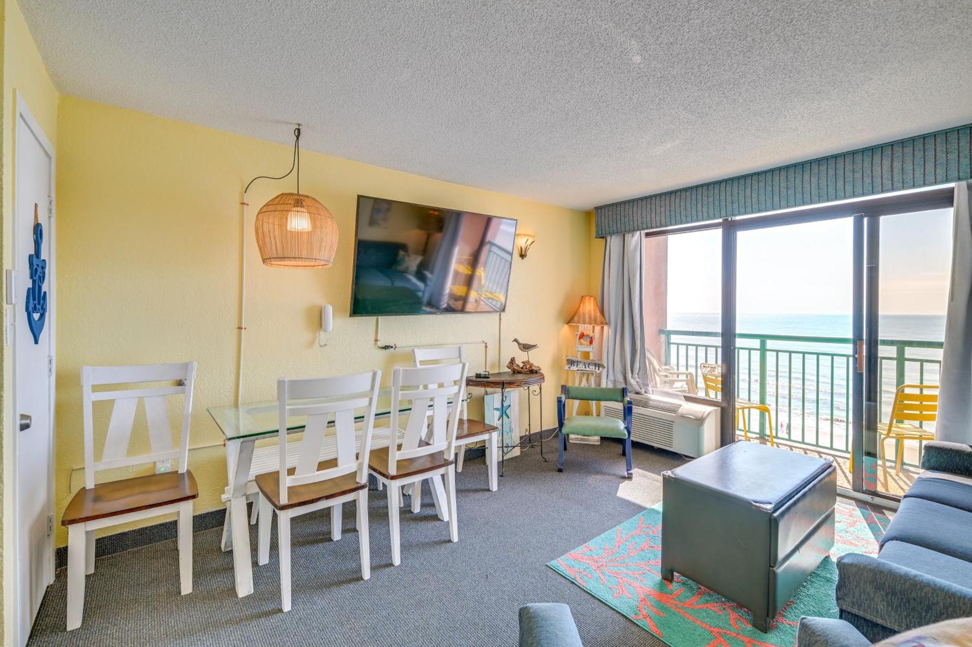 Myrtle Beach Oceanfront Condo With Pool And Lazy River Eksteriør billede